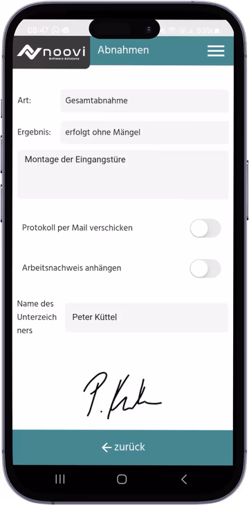Digitale Abnahmeprotokolle – Mängel vor Ort erfassen und nachverfolgen