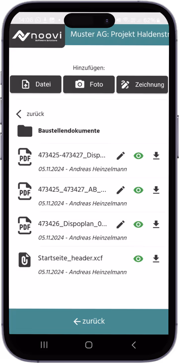 Dokumentenverwaltung – zentral abgelegt, mobil verfügbar