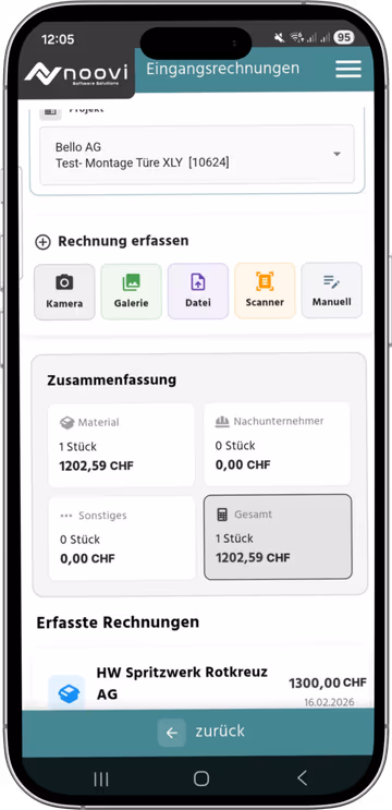 Rechnungen mit Swiss QR-Rechnung – direkt aus deinen Projektdaten