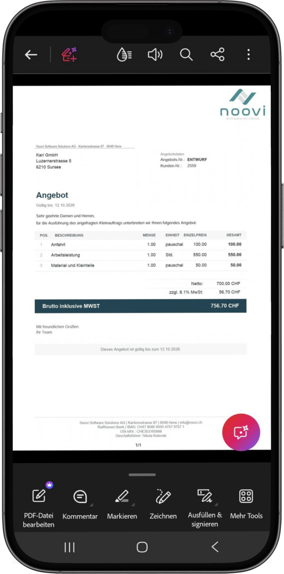 Offerten schreiben – schnell, sauber, gewinnend