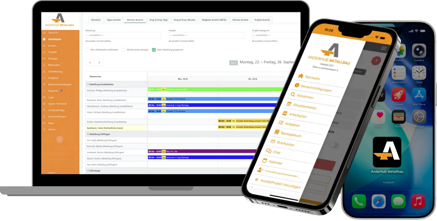 Whitelabel App Beispiel – Anderhub